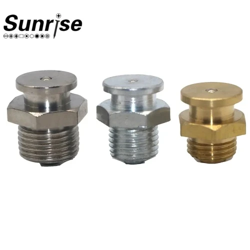 DIN71412 ปุ่มแบนไฮดรอลิกหัวจาระบีจาระบีหัวนม