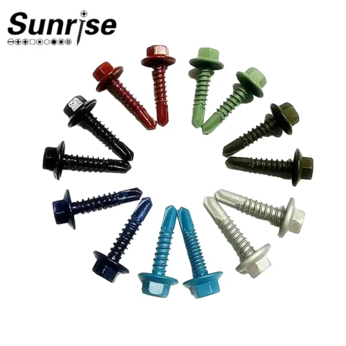 สกรูเจาะตนเอง Ruspert Hex Flange Head ทนต่อการกัดกร่อนสูง