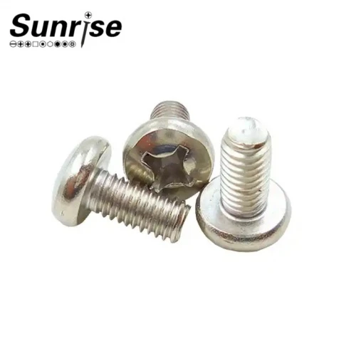 DIN7985 Stainless Steel M8 Cross Recessed Pan Head Machine Scre 4