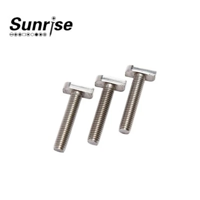 304 สแตนเลส DIN186 สลักเกลียวสี่เหลี่ยมชนิด T-type
