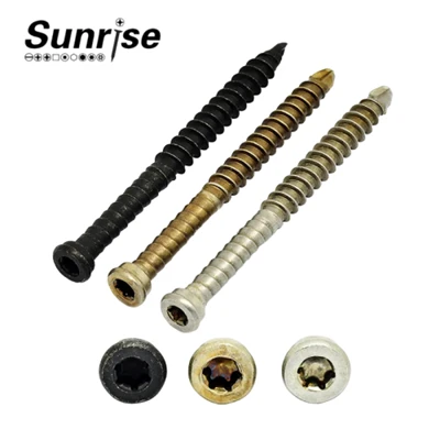 สกรู Torx Chipboard สำหรับดาดฟ้าเหล็กคาร์บอน