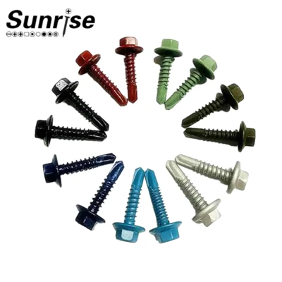 สกรูเจาะตนเอง Ruspert Hex Flange Head ทนต่อการกัดกร่อนสูง