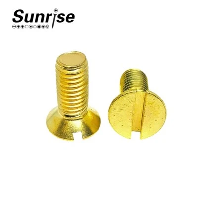 Slotted Countersunk Machine Screw Copper Head Head Screw