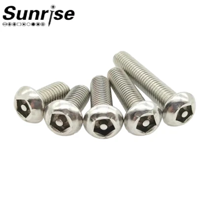 SS304/316 การรักษาความปลอดภัยป้องกันการโจรกรรม Pentagon Penta Drive สกรูหัวปุ่มแพน