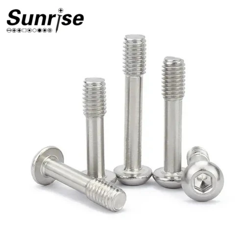 SS304/316 เมตริก M3 Hex Socket Head สกรูยึดหัวปุ่ม