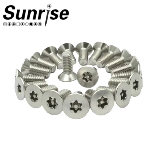 สกรูรักษาความปลอดภัย Torx ป้องกันการโจรกรรมป้องกันการงัดแงะพร้อมพิน