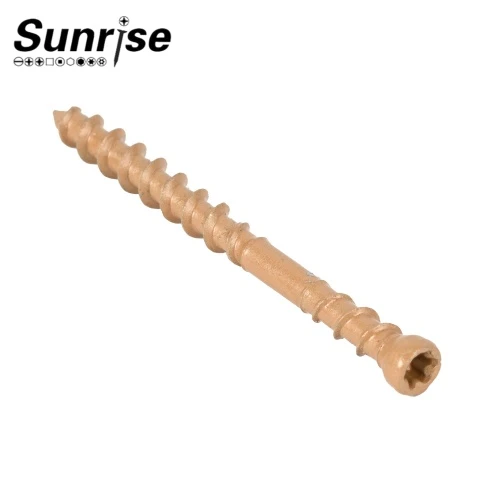 สกรูตัดพื้นระเบียงหัว Torx ป้องกันการแตกร้าว